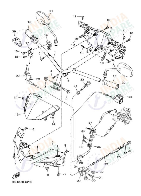 STEERING HANDLE & CABLE